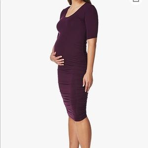 Motherhood Maternity Side Ruched maternity dress
